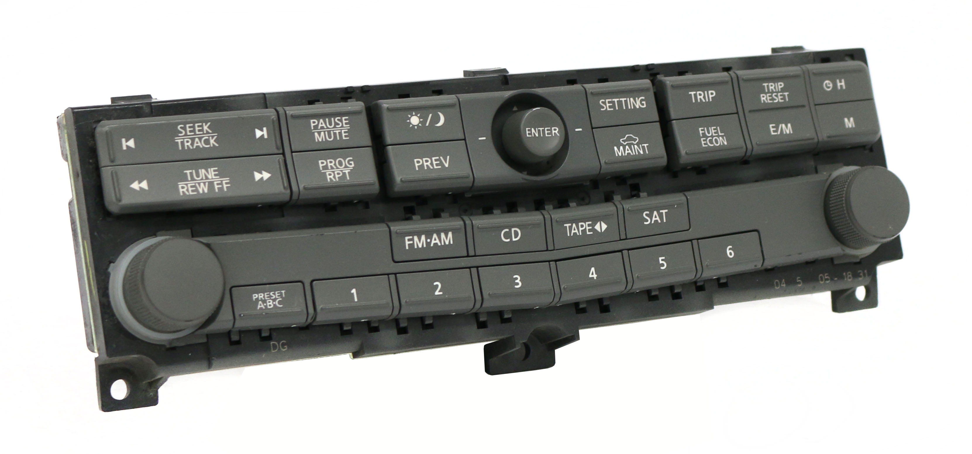 Restored 2004-2005 Nissan Maxima Front Dash Mounted Control Panel 28395 7Y000 - (Refurbished)