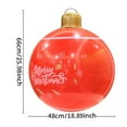 thumbnail image 3 of ToyKingdee Christmas Ornaments, Inflatable Ornaments Balls Outdoor for Christmas Decorations, Giant Outdoor Jingle Bells for Front Door Yard Tree Hanging Decoration, 3 of 6