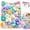 D#, variant on 3D Teddy Bear Blanket, Plush Floral Flannel Cozy Throw
