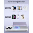 thumbnail image 5 of RORRY Magnetic Power Bank, 5000mAh Ultra Slim Wireless Portable Charger, 18W Fast Charging for iPhone Samsung, Purple, 5 of 7