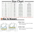 thumbnail image 2 of YWDJ Bras for Women Push up and Padded Front Close Comfortable Bras Wireless Bras Wide Strap Full Coverage Wrap Sleep Bras Padded Plus Size Comfy Bras Solid Comfy Bras Purple L, 2 of 7