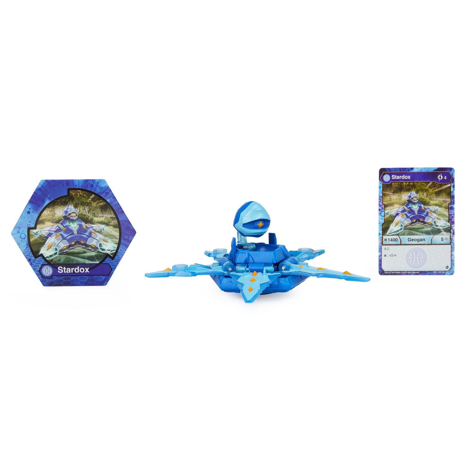 Bakugan Geogan Deka, Stardox, Figurine transformable géante à collectionner, pour les enfants à partir de 6 ans