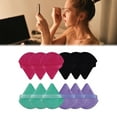 thumbnail image 3 of 12 Pcs Poudre Triangulaire Douce Réutilisable pour Poudre Libre Correcteur Visage, 3 of 10