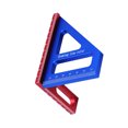 thumbnail image 1 of Mistaha Aluminum Alloy Woodworking Triangle Ruler Set - L Blue & Red Color, Precision Angle Measuring Tool Kit with Wrench, 1 of 7