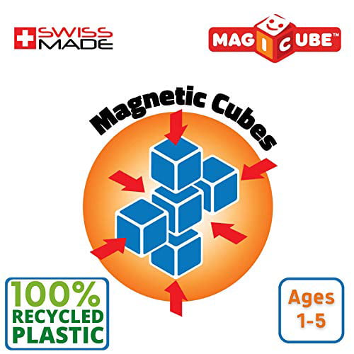 Geomag Magic Cube Sea Animals 8 Magnetic Cubes Children Educational  EZ1181 