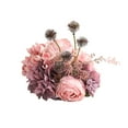 thumbnail image 2 of Gwong Decoración hogareña Flor artificial de color brillante exquisito sin embargo, simulación de flores de seda de seda rosa para casa Gwong 21071304, 2 of 6