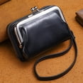 thumbnail image 6 of karymi Vintage Style Solid Color Ladies' Purse with Secure Snap Closure Multi-Card Slot Organizer Zippered Pouch Compact 3-in-1 Wallet for Everyday Use Handbags Gifts for Women, 6 of 6