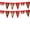 B, variant on NWQKYZGH Red Green Christmas Party Decorations, Retro Paper Pennant Triangle Flag Garland Streamers, Fireplace Wall Hanging for Christmas Happy Holiday New Years Eve Decor