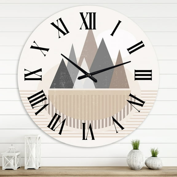 Designart 1 in Quartz Modern/Contemporary Wall Clock