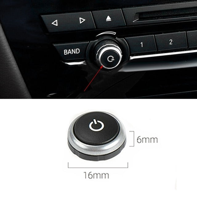Bgsha FM/AM Volume Adjust Control Knob For For For BMW F07 F06 F12 F13 F01 F02 F15 F85 F16 F86