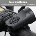 thumbnail image 2 of Bocina eléctrica recargable por USB para bicicleta y motocicleta, 4 modos, alarma antirrobo para ciclismo de montaña y carretera, accesorios para bicicleta, 2 of 4