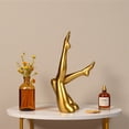 thumbnail image 4 of Geemin Abstract Female Leg Art Sculpture Office Desk Decors Modern Resin Figure Gift, 4 of 10