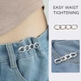 thumbnail image 3 of Button Pin Waist Extender Waistband Metal For Women Men Jeans, 3 of 8