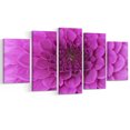 thumbnail image 2 of Large Purple Flower and Petals - Floral Canvas Art Print, 2 of 3