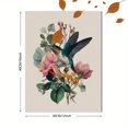 thumbnail image 3 of Hummingbird Botanical Canvas Wall Art 15.75x11.81 Inches, 3 of 8