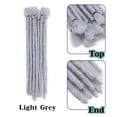 thumbnail image 2 of 12” Soft Short Dreadlocks Dreads Handmade Crochet Braids Afro Braiding Locs Hair Extensions Dark black 25g, 2 of 5