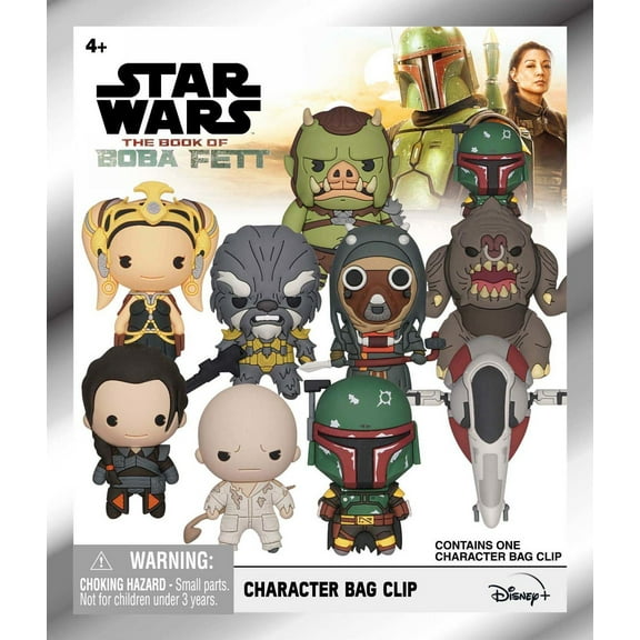 Star Wars 3D Figural Foam Bag Clip The Book of Boba Fett Mystery Pack