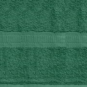 Mainstays Basic Bath Towel, Soft 100% Cotton and Highly Absorbent Bath Towel, Green