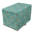thumbnail image 1 of Moroccan Dog Crate Cover, Geometric Repetitive Pattern of Eastern Floral and Star Inspired Ornaments, Easy to Use Pet Kennel Cover Small Dogs Puppies Kittens, 7 Sizes, Multicolor, by Ambesonne, 1 of 6