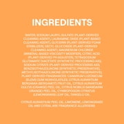 Seventh Generation Dish Liquid Soap Clementine Zest Lemongrass Liquid Soap, 19 fl oz