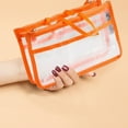 thumbnail image 1 of Clear Stadium Approved Tote Bag for Concerts and Travel - Transparent PVC Makeup Organizer with Multiple Pockets, 1 of 7