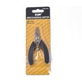 thumbnail image 2 of Stainless Steel Mini Diagonal Cutting Pliers Flush Cutter Ferronickel with PVC Handle Black 100x85x13mm Stainless Steel, 2 of 4