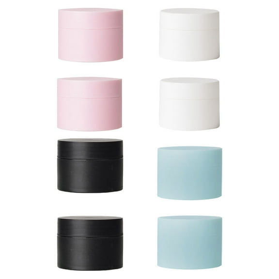 16 Pcs Color Cream Jar Plastic Containers Empty Jars Traveling Pp