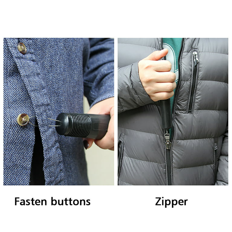 Button Hook and Zipper Pull One Hand Buttons aids Button Assist