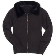 George - Women's Zip Fur Collar Cardigan