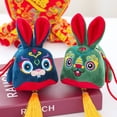 thumbnail image 4 of Bunny Animal Stuffed Toy Rabbit Mascot Plush Doll Pendant For Kids Girls Boy Gift Home Party Decor, 4 of 11