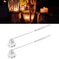 thumbnail image 5 of Home Portable Stainless Steel with Long Handle Bell Shape Cover Candle Extinguisher Snuffer Scented Candle Extinguisher Candle Flame Snuffer Candle Stopper Wick Snuffer BLACK, 5 of 7