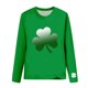 thumbnail image 3 of Mujeres de Manga Larga Tops de Impresión Casual Cuello Redondo Blusa Suelta de Poliéster Moda para la Primavera Verano Uso Diario, 3 of 6