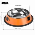 thumbnail image 5 of HOMEIORA 2 Pcs Non-Slip Stainless Steel Small Cat Food Bowls - Unbreakable, Thicken 7 Oz Cat Dishes, Removable Rubber Base, Easily Clean - Indoor, Purple, 5 of 7