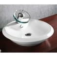 thumbnail image 2 of Nameeks Ca4140 Caracalla 20-1/11" Ceramic Vessel Bathroom Sink - White, 2 of 2