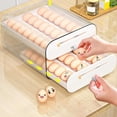 thumbnail image 4 of Bandeja Portahuevos Organizador de Refrigerador Apilable Perfecl Soporte para bandeja de huevos, 4 of 8