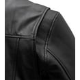 thumbnail image 5 of First Mfg Co - Rocky - Men's Motorcycle Biker Riding Black Leather Jacket - Extra Large - Gussets Grommets Thermal Liner Side Relief Zipper, 5 of 5