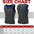 thumbnail image 5 of RDX Men's Sauna Vest Heat Trapping Sweat Waist Trainer - REACH OEKO TEX 100 Certified Body Shaper - Weight loss Trimmer Hot Corset Slimming Zipper Pullover - Gym Workout Fitness Tank Top, 5 of 6