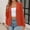 Orange, variant on Lightweight Blazer for Women Long Sleeve Slim Fit Open Front Back Slit Business Casual Jackets Outerwear