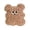 A, variant on Cute Cookie Puppy Pillow, Soft Plush Backrest Cushion for Kids Adults, Portable Decorative Throw Pillow for Car Home Office Camping, Sweet Brown Puppy Plushie