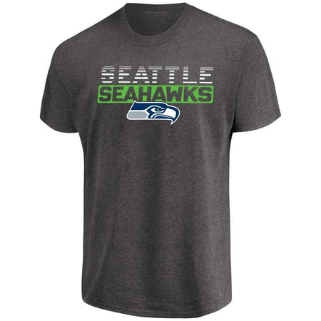 - Men's Majestic Heathered Charcoal Seattle Seahawks Come Into Play T-Shirt