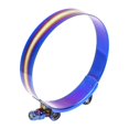 thumbnail image 2 of Kyostar Collier de Serrage en T de 3,75 Pouces Réglable en Acier Inoxydable Bleu Titane pour 3,75 Pouces (97-105mm), 2 of 4