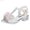 White, variant on Children Shoes Fashion Thick Soles With Diamond Butterfly Sandals Summer Open Toe Student Dance Princess Shoes Girls Sandals Size 13