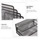 thumbnail image 5 of unbranded Soporte Negro Para Documentos Con 4 Espacios Material Firme Para Oficina O Hogar, 5 of 5