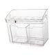 thumbnail image 4 of Contenedor de huevos con asa Nevera Caja de almacenamiento de huevos Ahorro de espacio Capacidad para 10 huevos Porta huevos portátil para puerta de blanco Soledad titular de huevo, 4 of 10