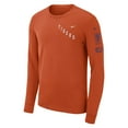 thumbnail image 2 of Men's Nike Orange Clemson Tigers Repeat Logo 2-Hit Long Sleeve T-Shirt, 2 of 3