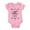 Pink, variant on TIWEKE 12 Month Onesies Girls,Boys Girls Short Sleeve Letter Prints Romper Bodysuits Clothes,Sizes 12-18 Months