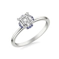 thumbnail image 2 of Ammo Jewel 14K White Gold Plated Marquise Cut Diamond Engagement Ring - 2.2 Ct Lab Created Simulated Diamond - Exquisite Sapphire Halo Rings for Her - Unique Gift for Her on Any Celebration, 2 of 3