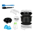 thumbnail image 2 of 8" fryer Accessories Kits Skewers Rack Cupcake Oil Brush 2 package 2, 2 of 7