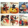 thumbnail image 4 of Postales vintage de Halloween, 24 tarjetas de escritura de calabaza, decoraciones, regalos, 2023, 4 of 5