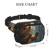 thumbnail image 4 of Disketp Cute Butterfly Bear Riñonera de Doble Capa, Bolsa de Cintura Ajustable para Viajes, Correr y Senderismo, Riñonera Ligera para Hombre y Mujer, 4 of 9